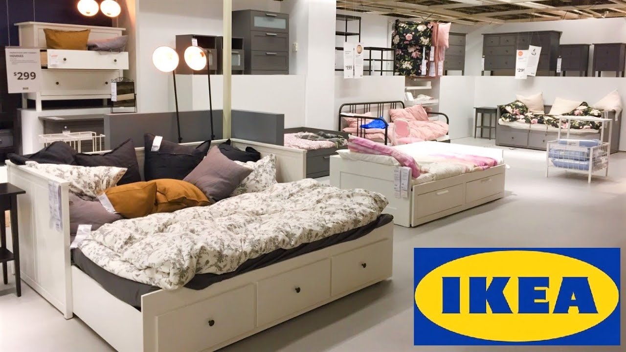 IKEA DAYBEDS LOFT BEDS BUNK BED BEDROOM FURNITURE HOME DECOR SHOP WITH ME SHOPPING STORE WALKTHROUGH