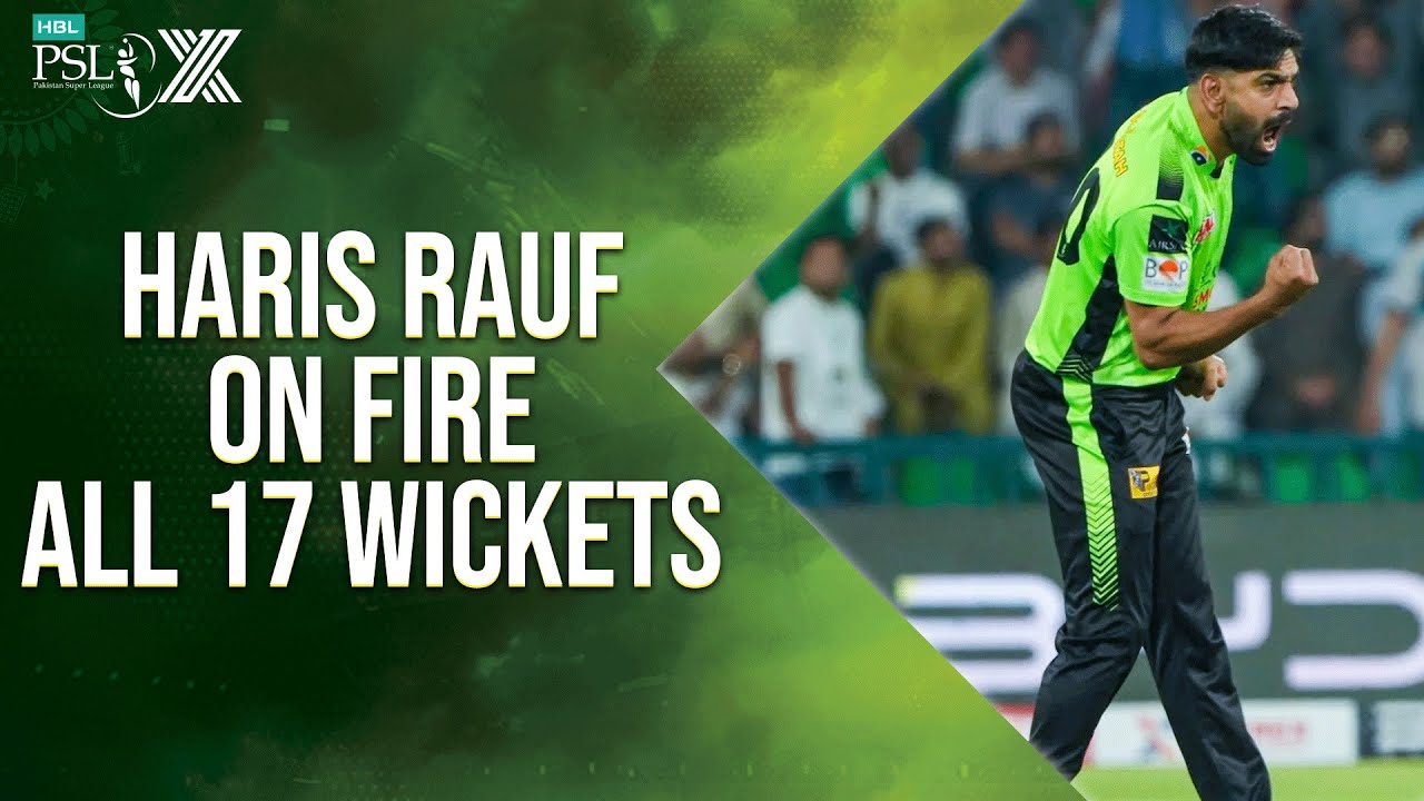 𝐇𝐚𝐫𝐢𝐬 𝐑𝐚𝐮𝐟 𝐎𝐧 𝐅𝐢𝐫𝐞 &ndash; All 1️⃣7️⃣ Wickets | HBL PSL X | M2M1A