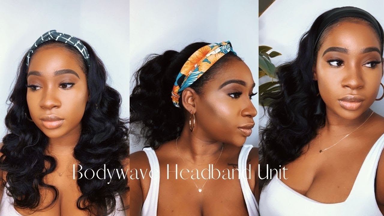 Bodywave headband wig Ft. UNICE Hair || No glue, No Lace | Simple & Quick Hairstyles