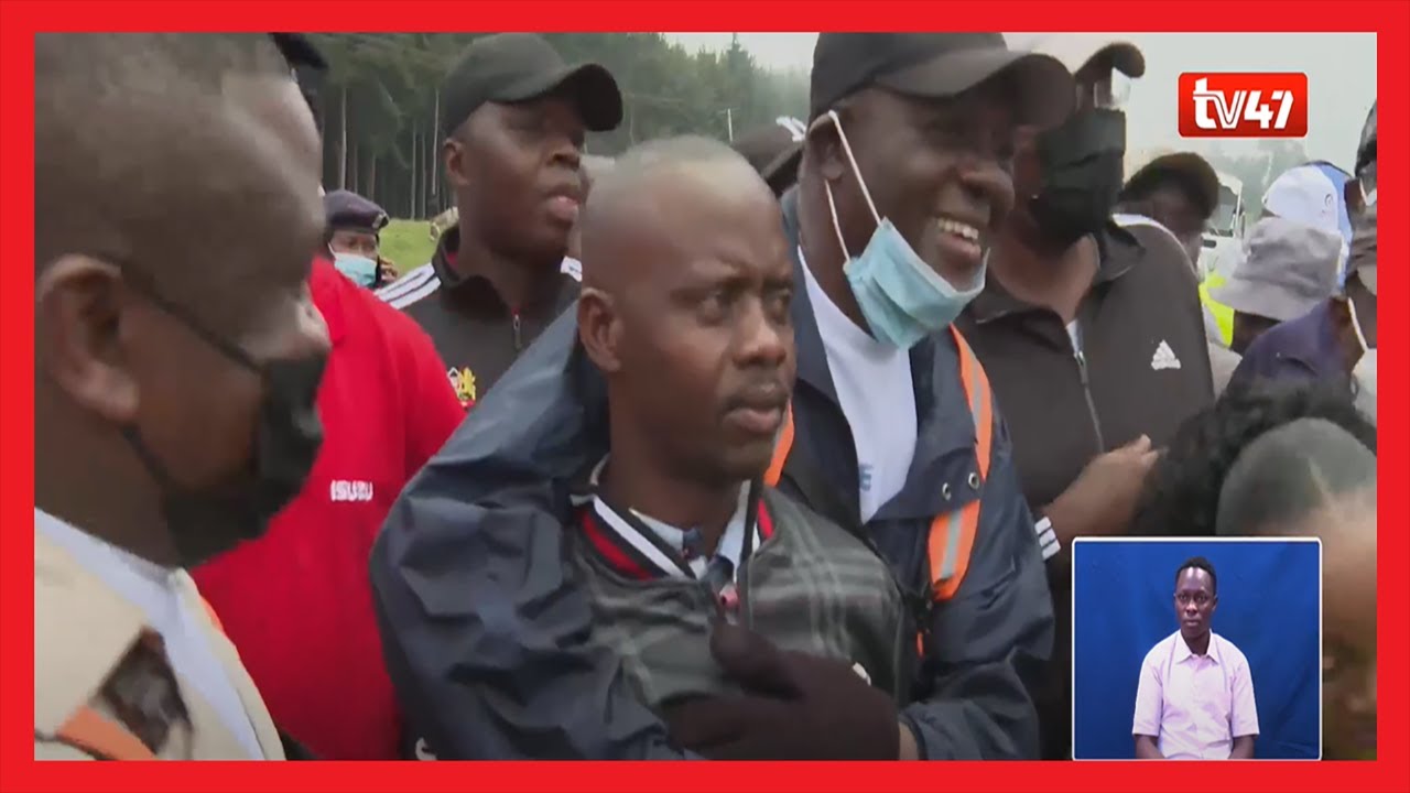 Jubilee Sec Gen Raphael Tuju meets matatu driver who collided with him in the fatal accident