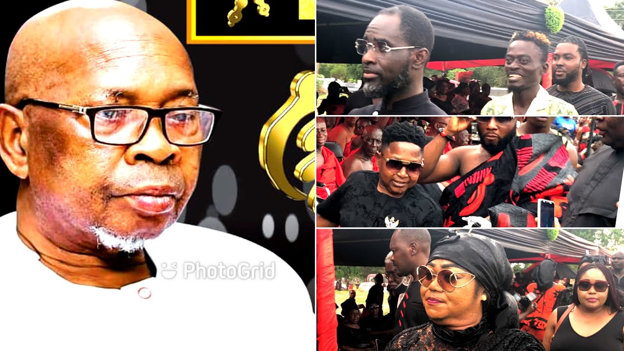 Naana Hayford,Ogyaba Wayosi,Kwadwo Nkansah & Others At Actor King Brenya’s Funeral