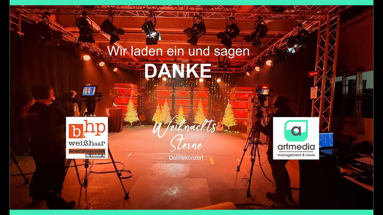 Weihnachtssterne - Onlinekonzert - artmedia sagt Danke