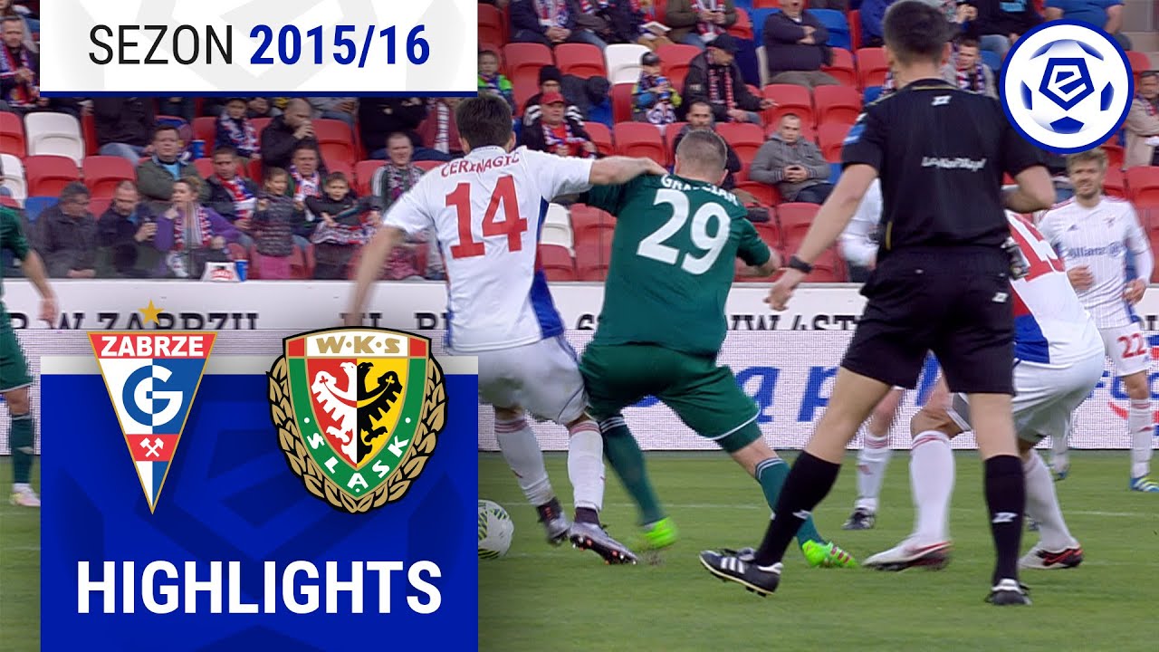 Górnik Zabrze - Śląsk Wrocław 2:1 | SKRÓT | Ekstraklasa 2015/16 | 34. Kolejka