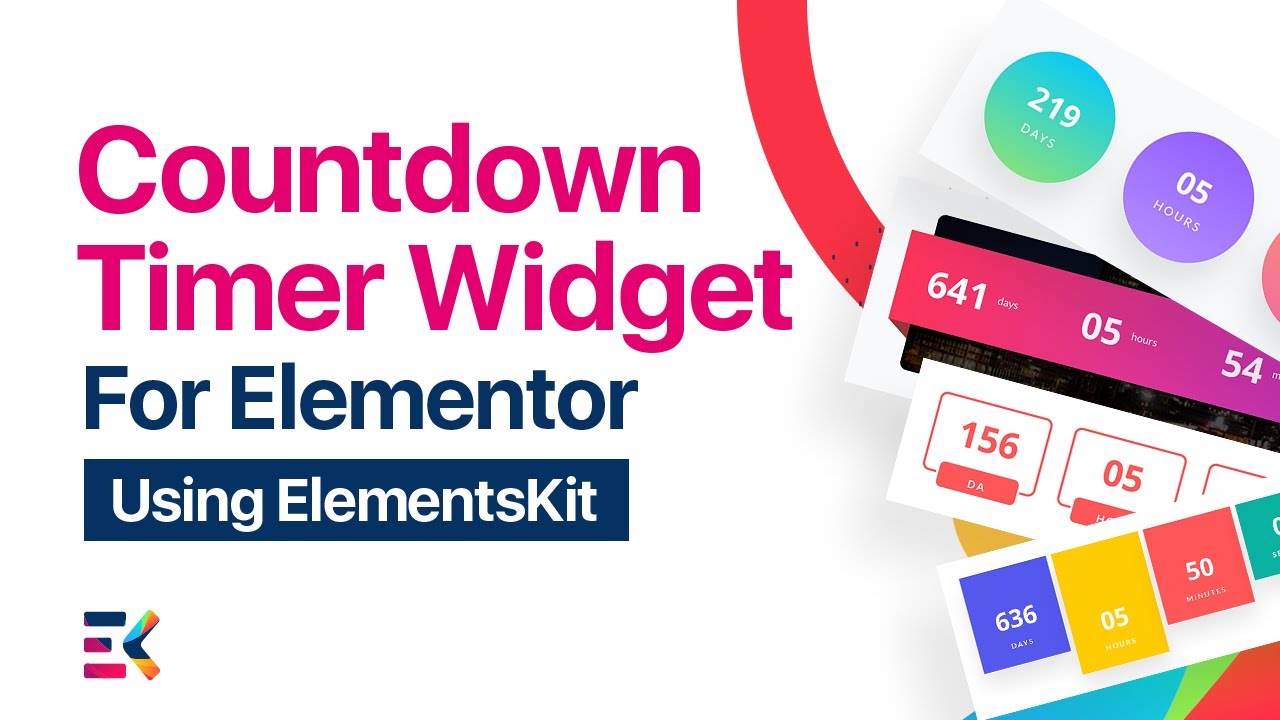 How to Add a Countdown Timer in Elementor | ElementsKit Widget Tutorial