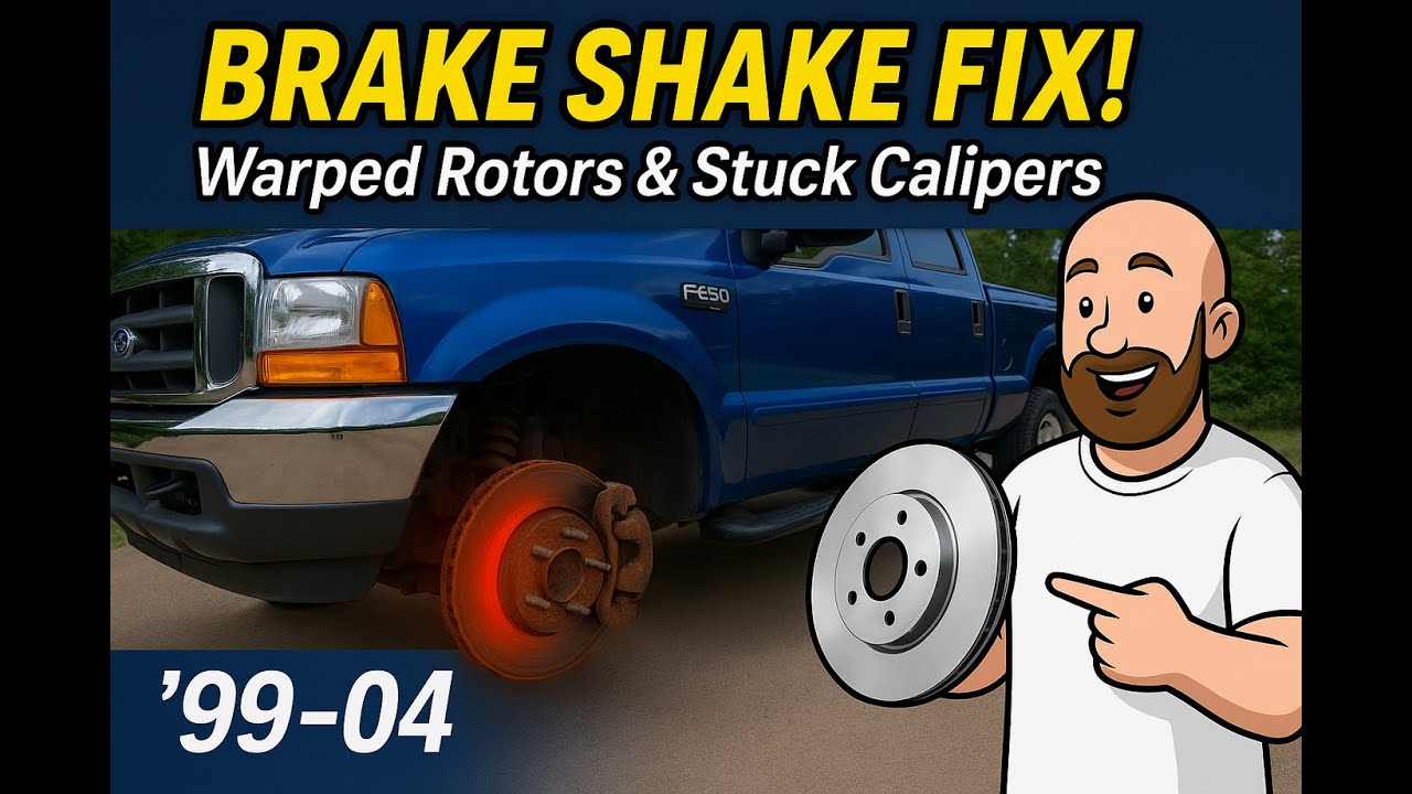 Устранение вибраций тормозов Ford Super Duty! Деформированные роторы и заклинившие суппорты. Ремо...