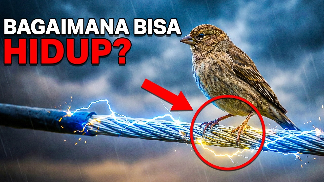 Mengapa Burung Tidak Mati Saat Hinggap Di Kabel Tegangan Tinggi?