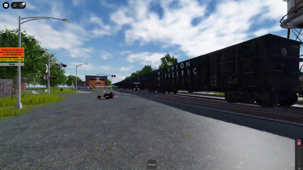 Work at a Pizza Place but with Trains (Roblox)
