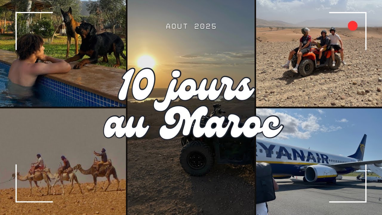 Venez avec moi au Maroc !!! 🇲🇦 (Vlog été 2025)