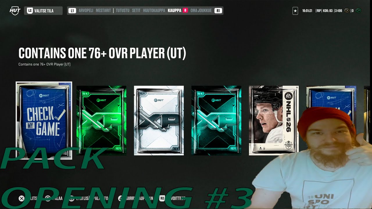 NHL 26 I VIIKON PAKAT KERRALLA! I PACK OPENING #3