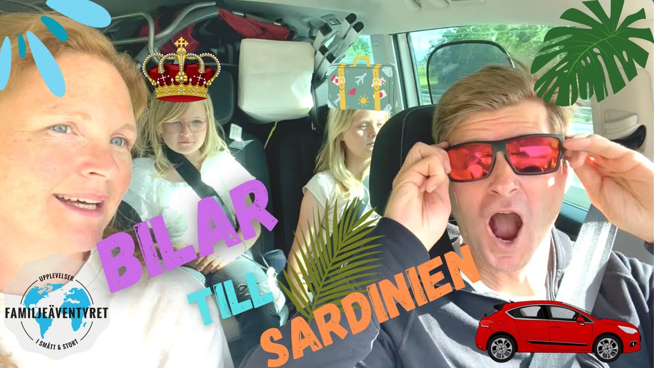 Sardinien, del 1. Bilar till Sardinien från Göteborg - VLOGG