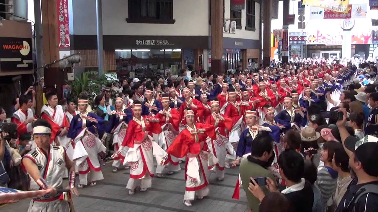 高知よさこい２０１３～ほにや  （はりまや橋）