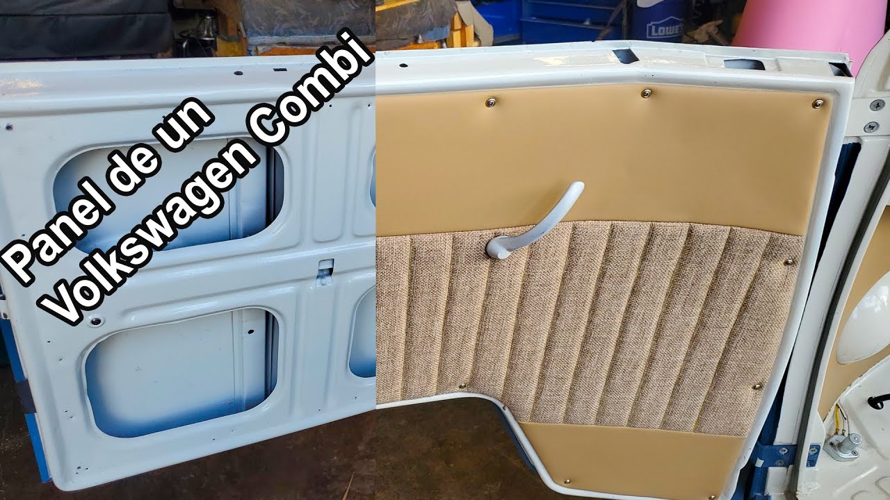 Tapizando un Panel de Combi - Como tapizar una Puerta.