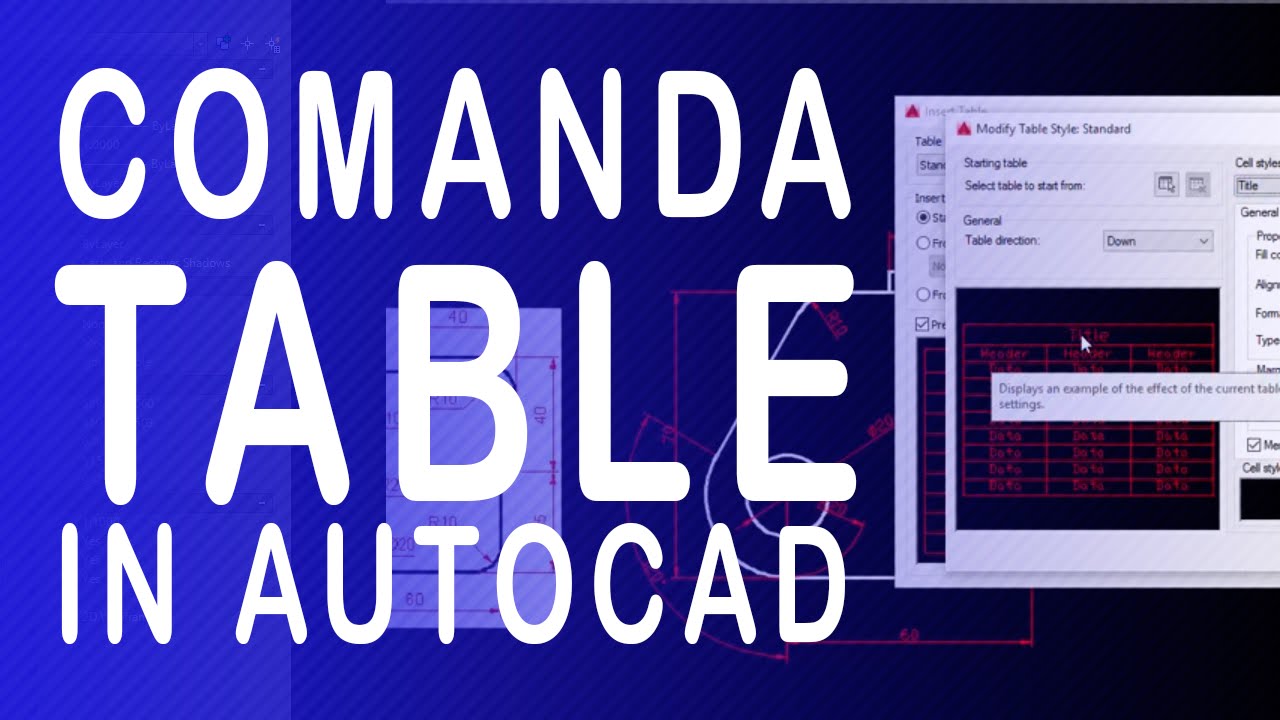 Autocad Таблица 1.3.5. Или как нарисовать таблицу в AutoCAD?