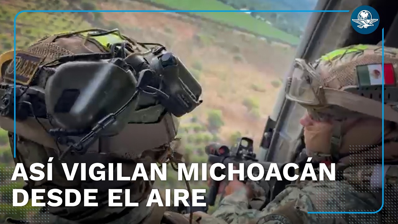 Así son los operativos aéreos contra el crimen organizado en Tierra Caliente