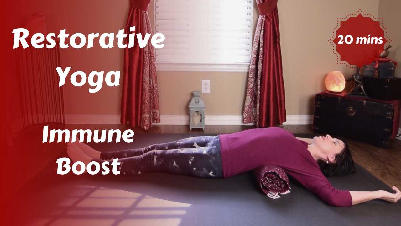Restorative Yoga Snack for Immunity Boost 🤒| Immune Health {20 mins}