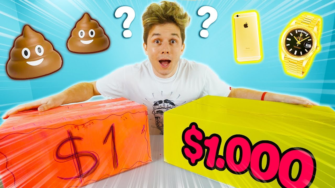 CAIXA MISTERIOSA DE $1 vs CAIXA MISTERIOSA DE $1.000 📦