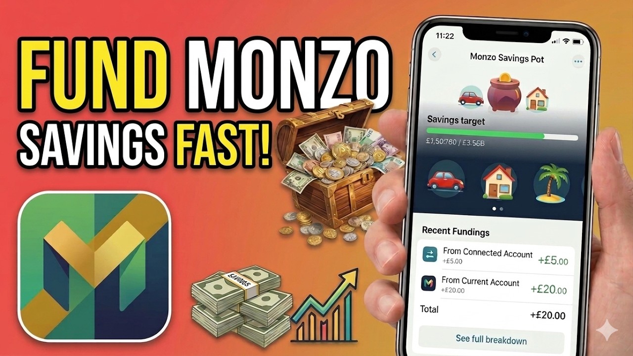 How to Transfer Money To Monzo Savings Pot from Connected Accounts? (2026)
