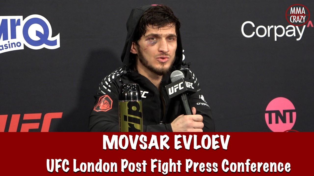 Movsar Evloev Reacts to BEATING Lerone Murphy &ldquo;I&rsquo;m ready for the title&rdquo; | UFC LONDON