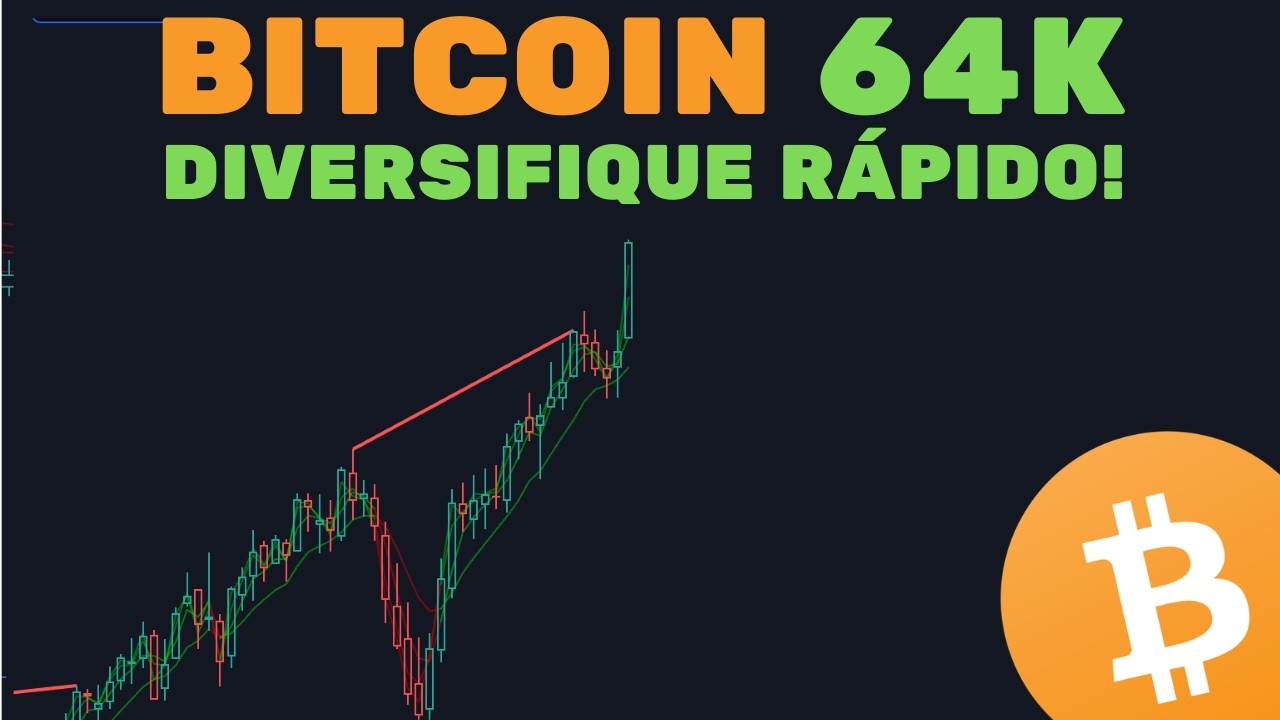 BITCOIN 64K: NA LUTA + TUDO SUBINDO (MENOS CRIPTO): ESTRAT&Eacute;GIA AGORA: CURTO x LONGO PRAZO