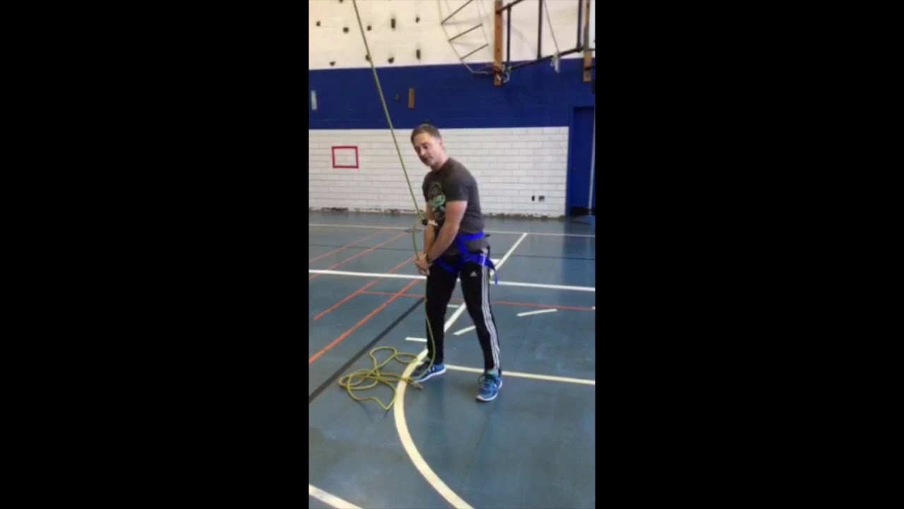 Single Person Dynamic Belay Instructional Video