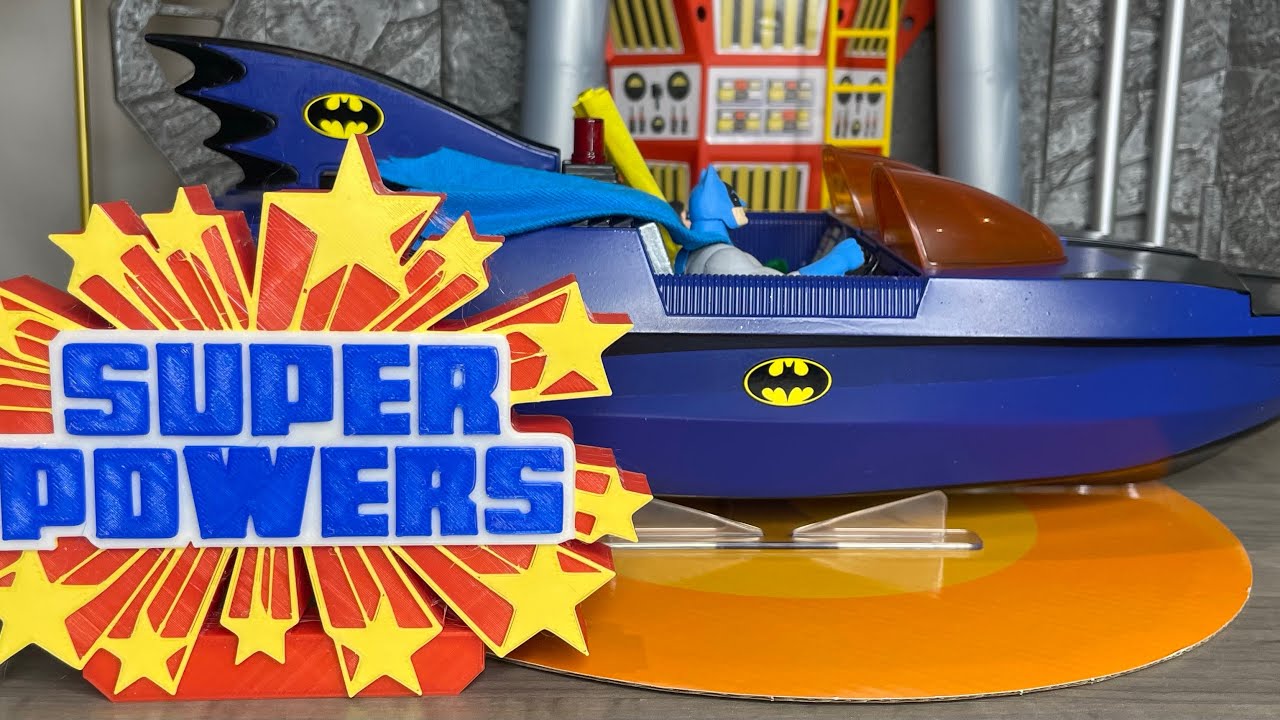 Super Powers Custom Batboat (Includes Recipe)
