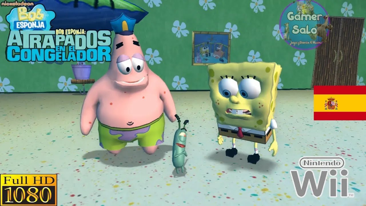 Bob Atrapados En El Congelador Nintendo Wii JUEGO COMPLETO EN ESPAÑOL VOCES Y TEXTOS EXCLUSIVO