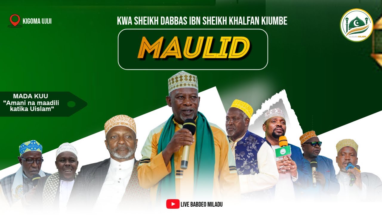 🔴LIVE MAULID KWA SHEIKH DABBAS IBN KHALFAN KIUMBE, KIGOMA UJIJI 1447H/2026