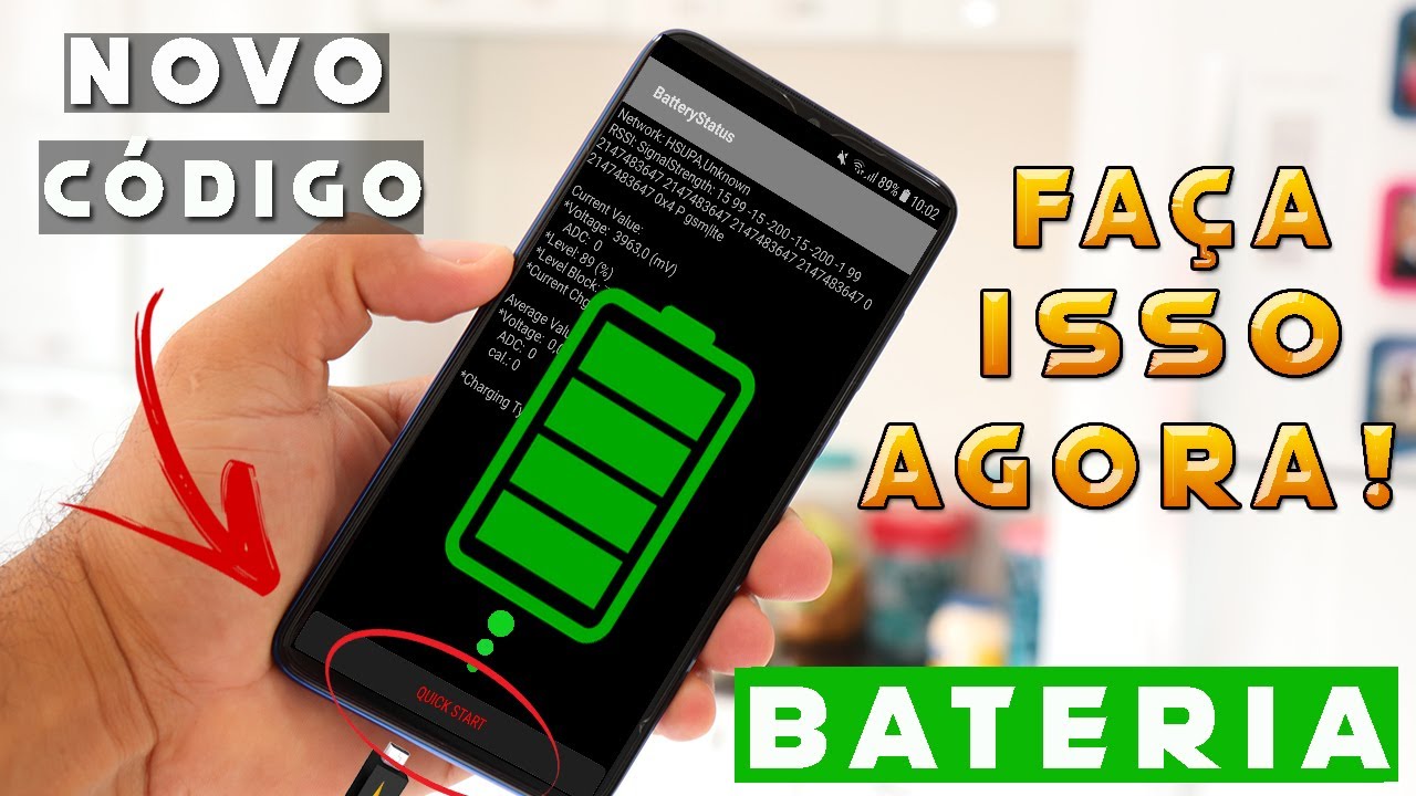 FAÇA ISSO JÁ! Esse NOVO CÓDIGO vai DOBRAR a DURAÇÃO da BATERIA do seu CELULAR