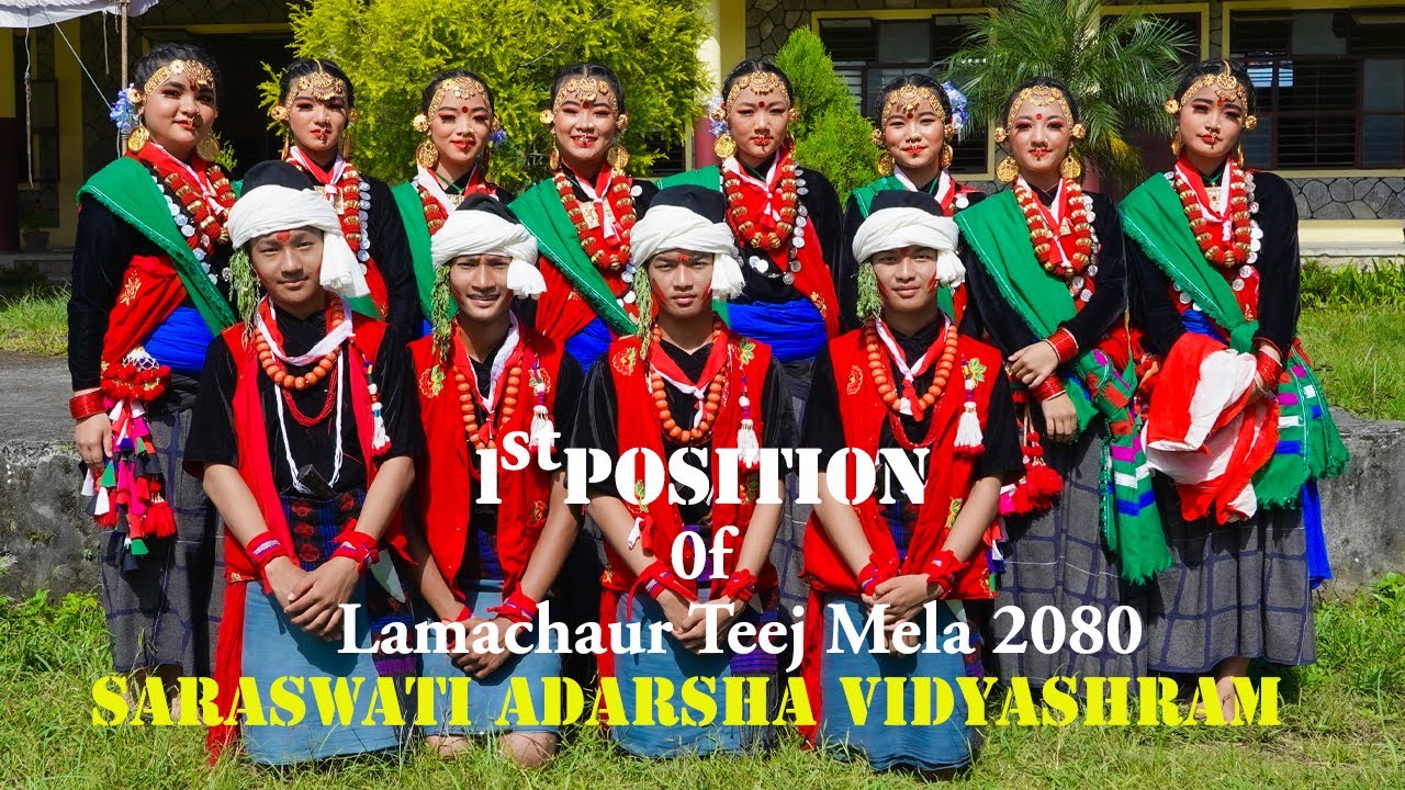 Bhume Dance//Saraswati Adarsha Vidyashram //1st Position// Lamachaur Teej Mela 2080