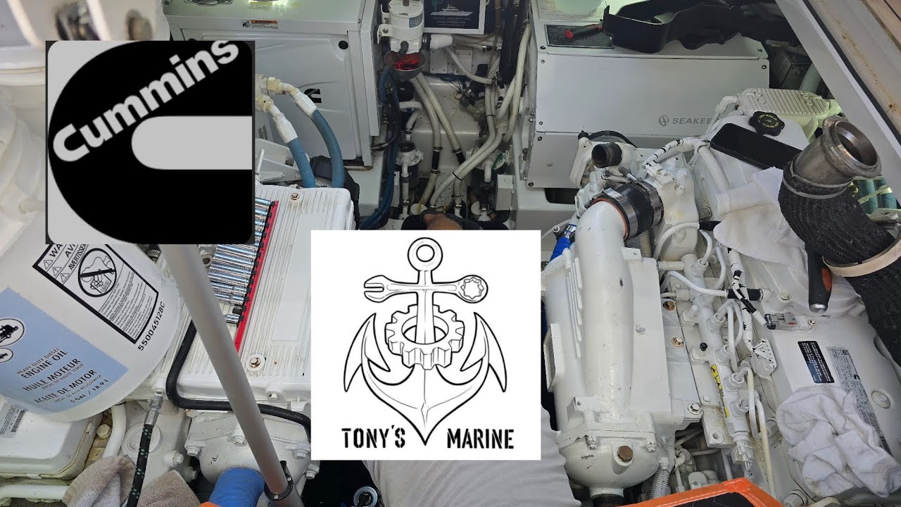 Marine Mechanic Monday (ep 5) QSB6.7L Cummins 1000hr service