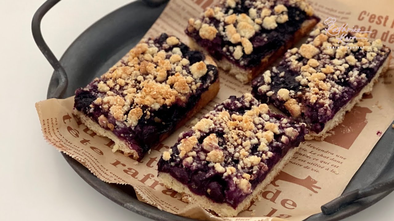 Blueberry Crumble Bar 蓝莓奶酥派