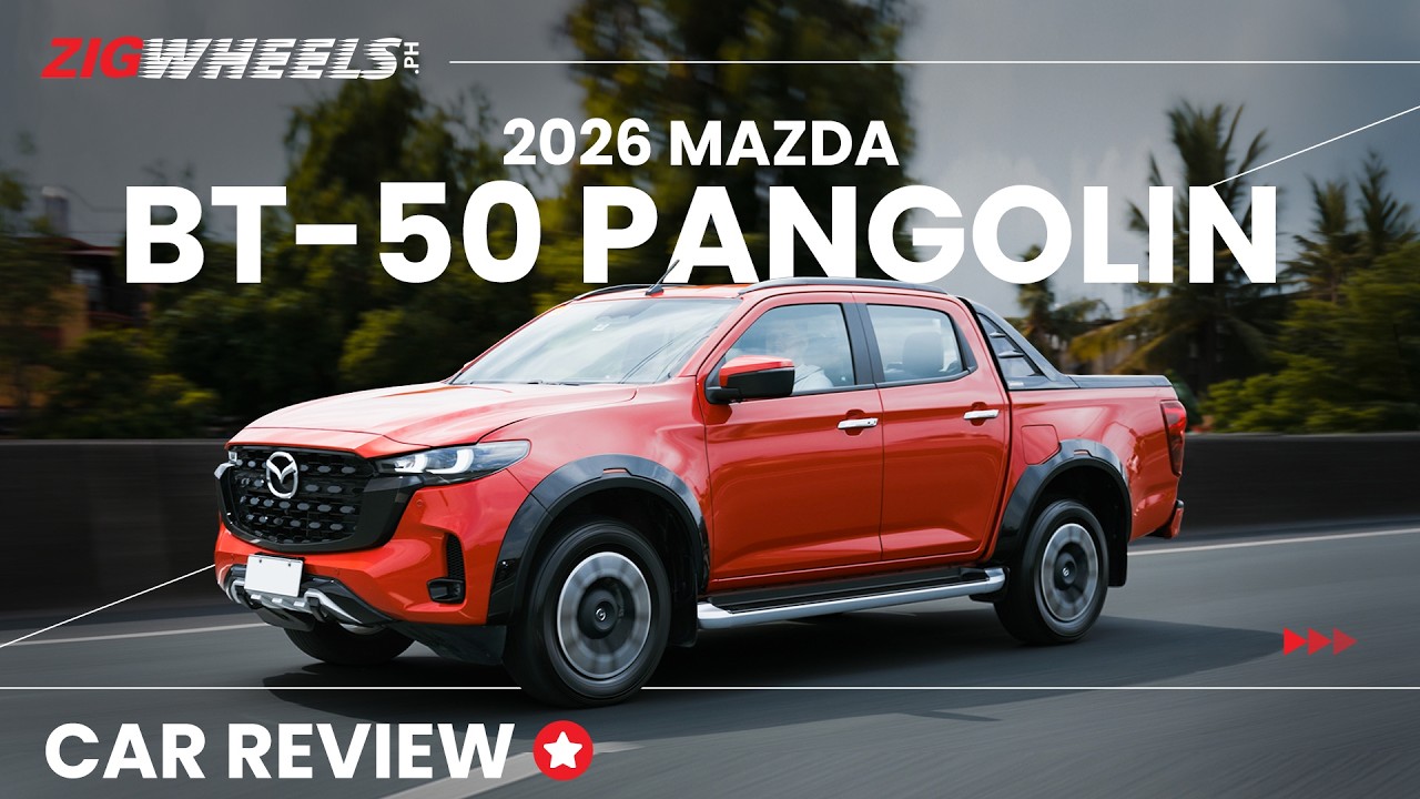 Обзор Mazda BT-50 Pangolin 2026 года | Zigwheels.Ph