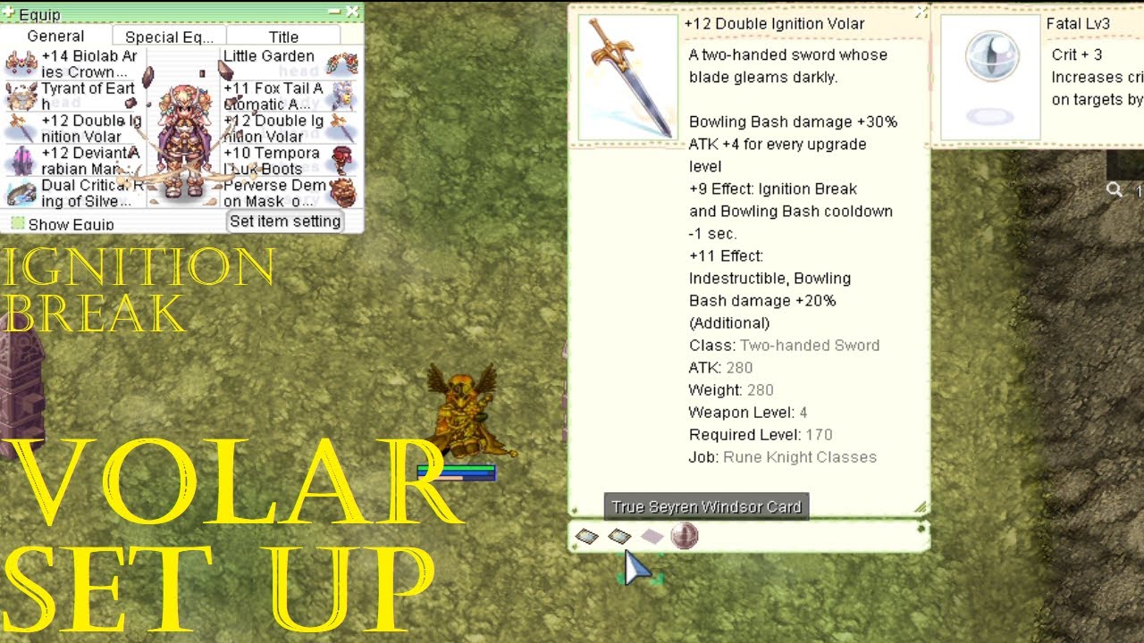 [iRO Chaos] Not So High-End Ignition Break Build: Volar Edition