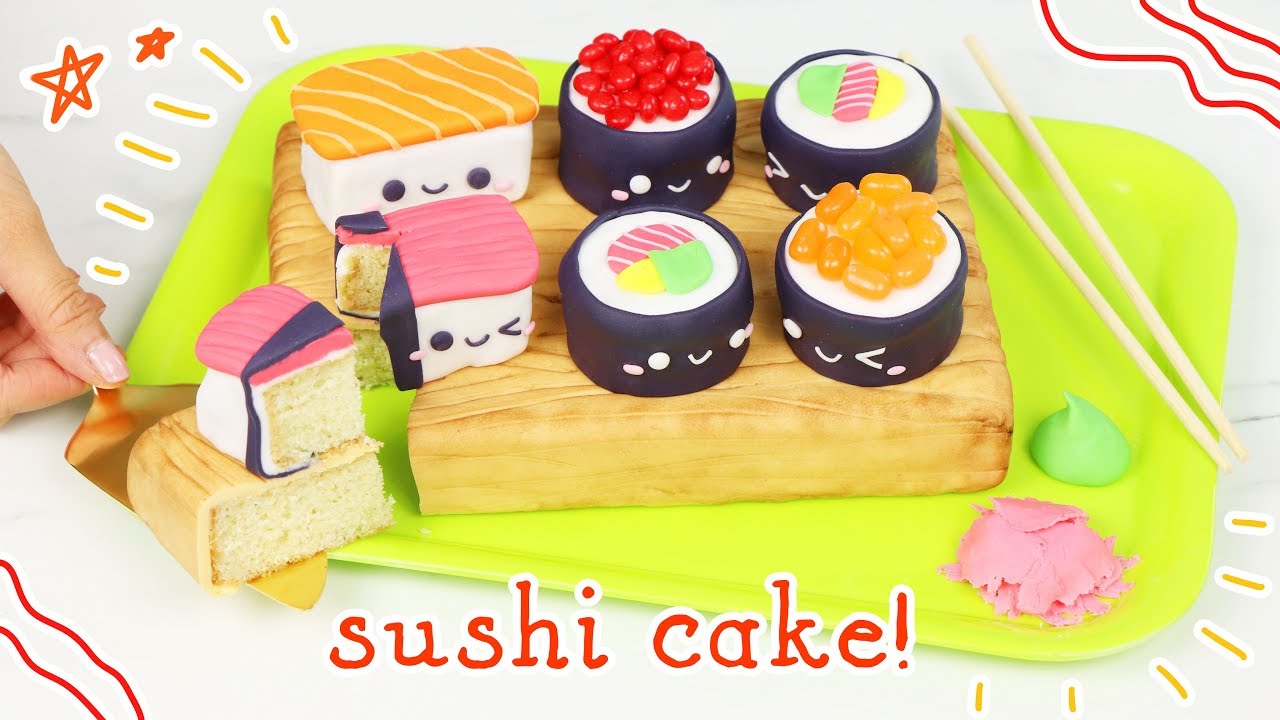 How to Make a Kawaii Sushi Cake! 🍣