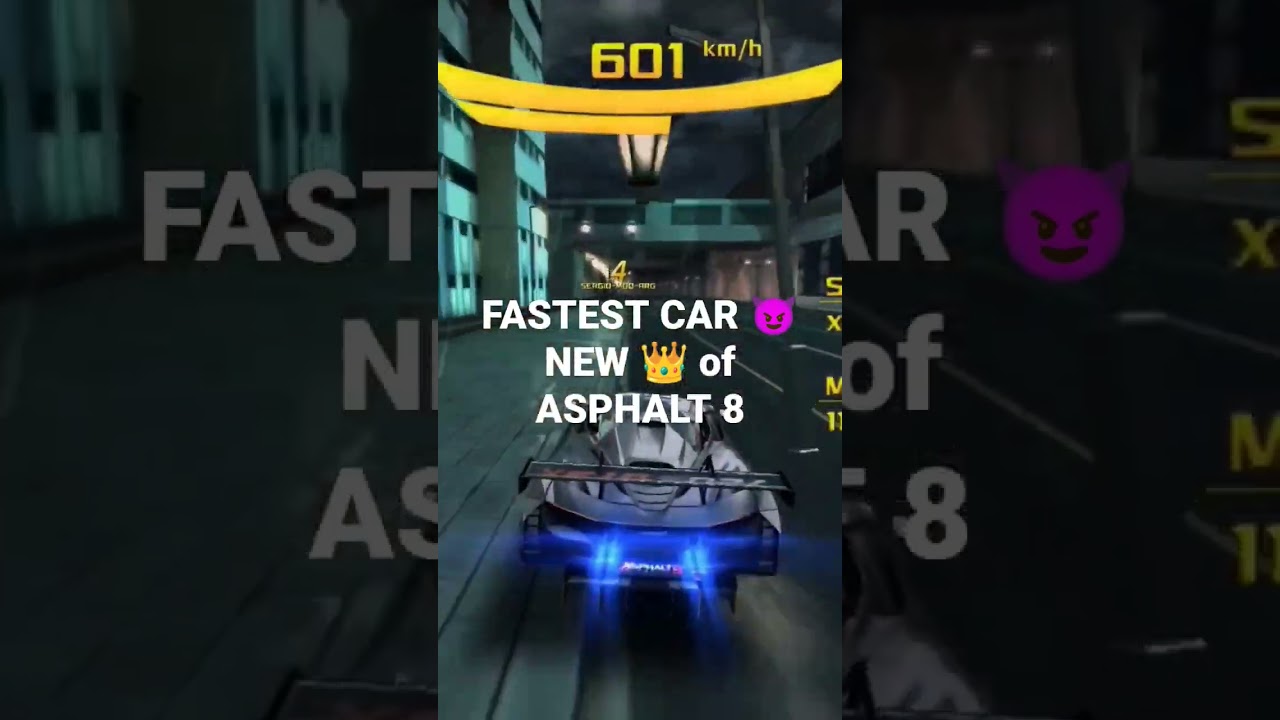 NEW KING ARRIVED 602km/h 😱😱😱 Asphalt 8 #asphalt8 #shorts