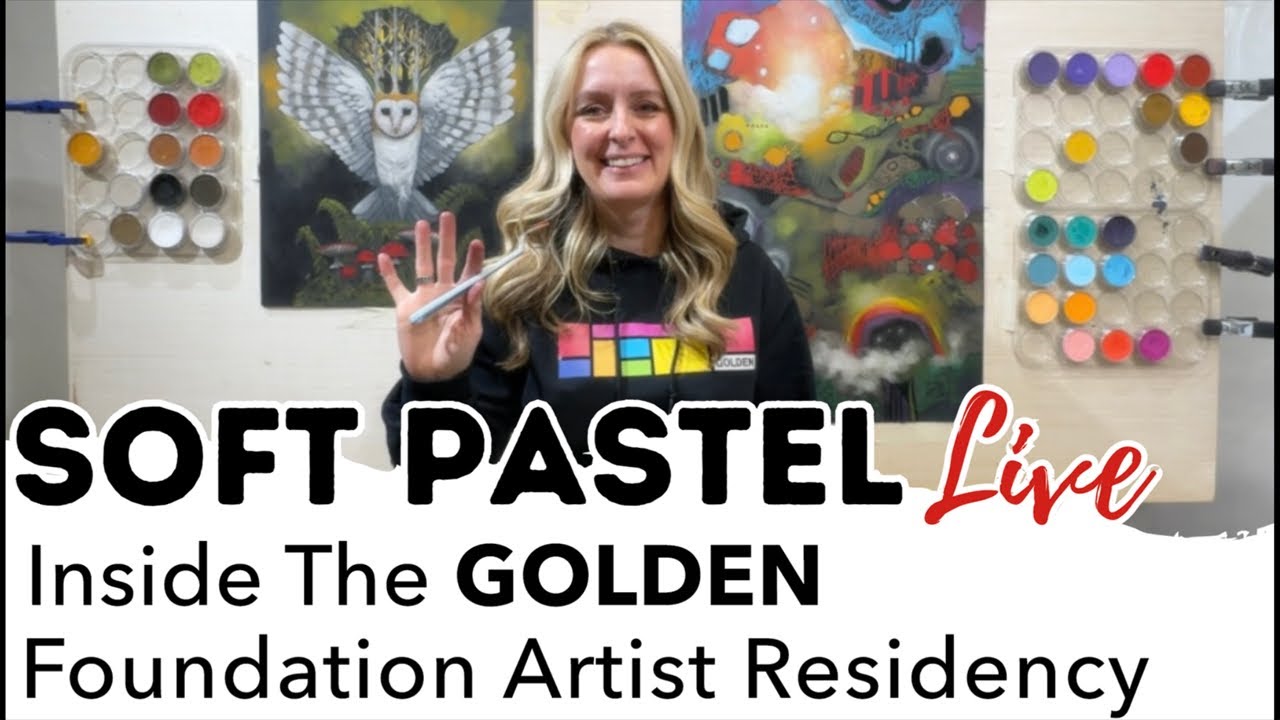 Inside the GOLDEN Foundation Artist PanPastel Residency: Studio Tour and More!