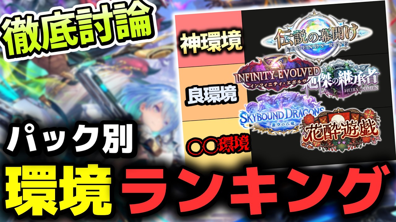 過去環境を振り返って神環境Tier作ろう！！！ #shadowverse #シャドバWB #シャドバビヨンド