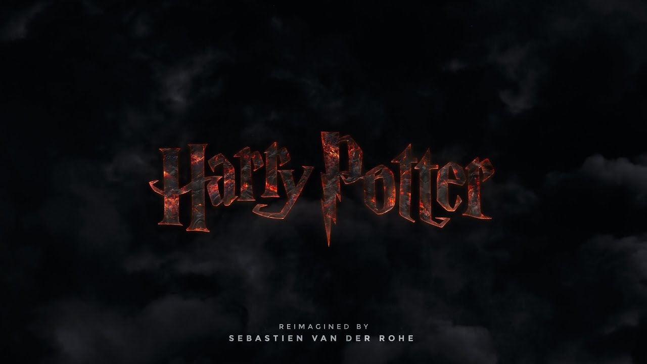 HARRY POTTER Reimagined by Sebastien van der Rohe