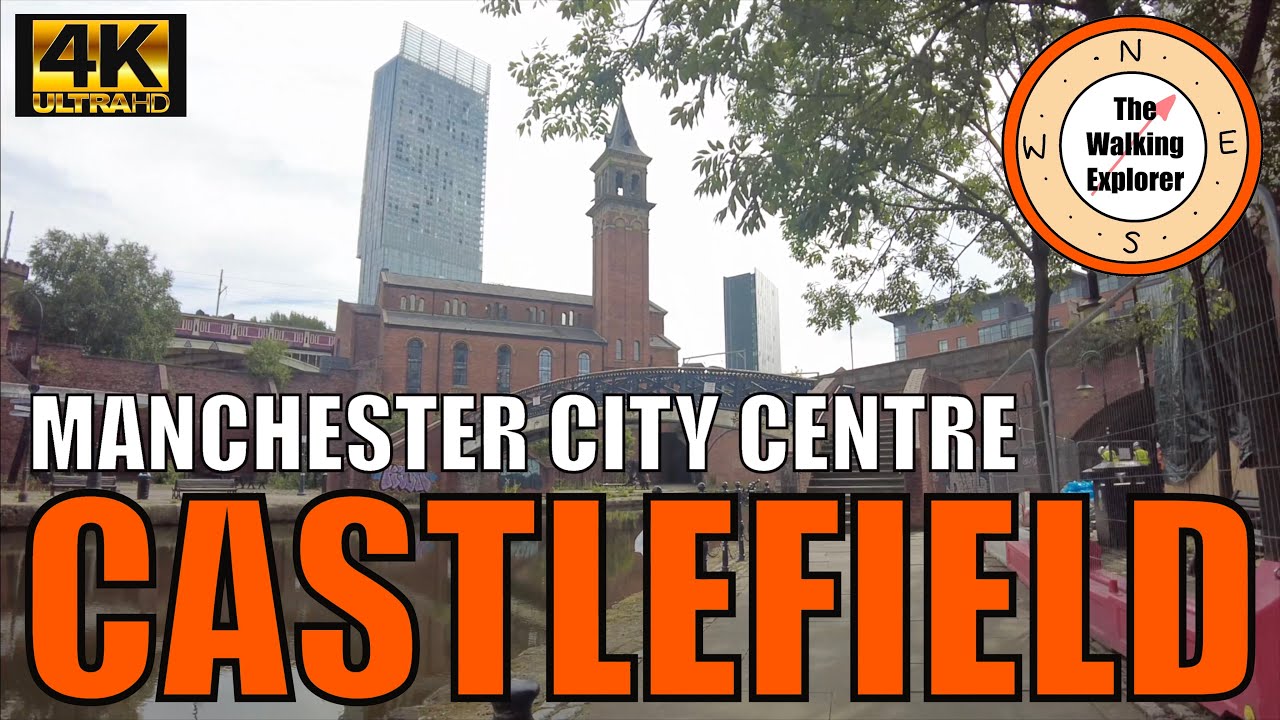 A Walk Around Castlefield in Manchester City Centre | July 2021 | 4K | CC