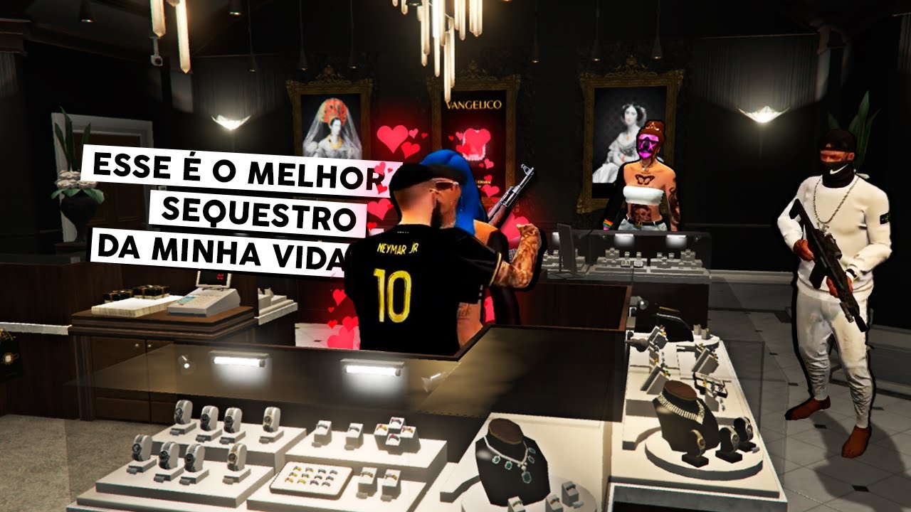 GTA RP [CPX] - O R0UBO A JOALHEIRIA QUE ACABOU EM UM BEIJO PERIGOSO! 👄😚💏