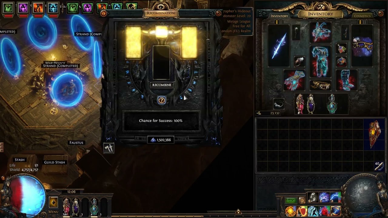 PoE 3.28 NNN-ladder recomb method