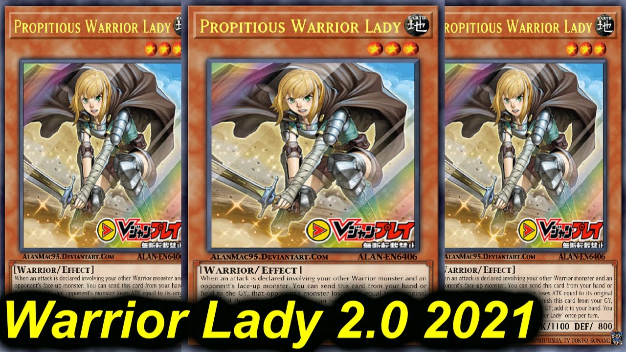 【YGOPRO】PROPITUOUS WARRIOR LADY 2.0 DECK 2021
