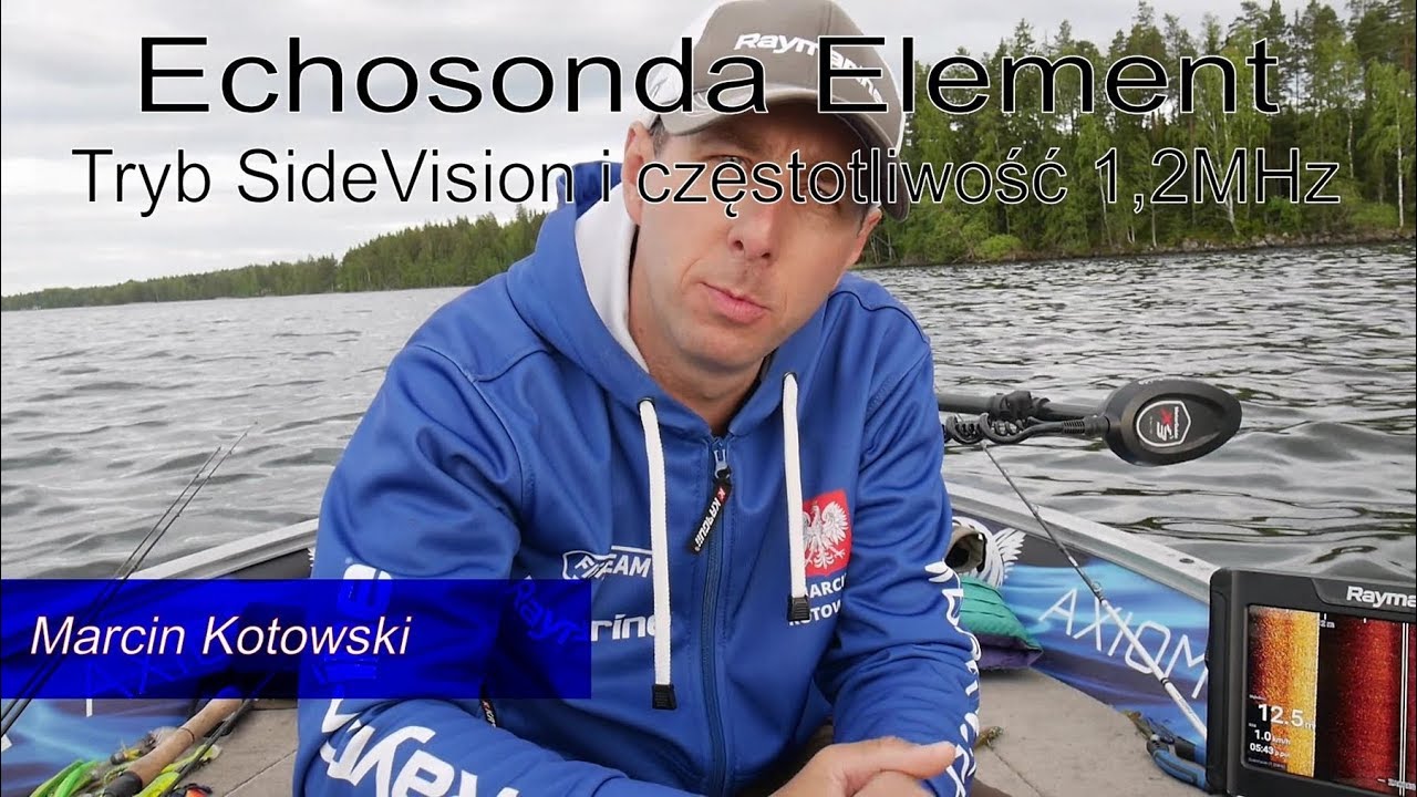 Echosonda Element #2 tryb sidevision i częstotliwość 1,2 MHz | Raymarine Element