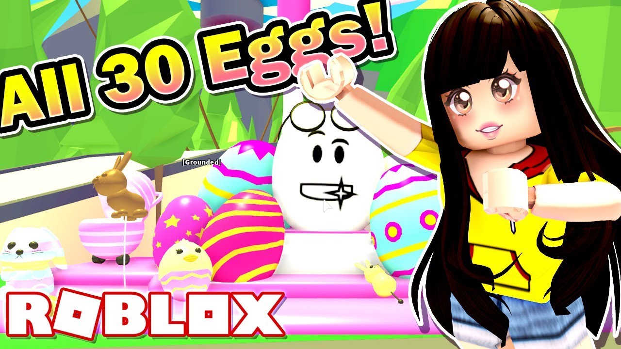 ALL 30 EASTER EGG HUNT LOCATIONS in Roblox Adopt Me!
