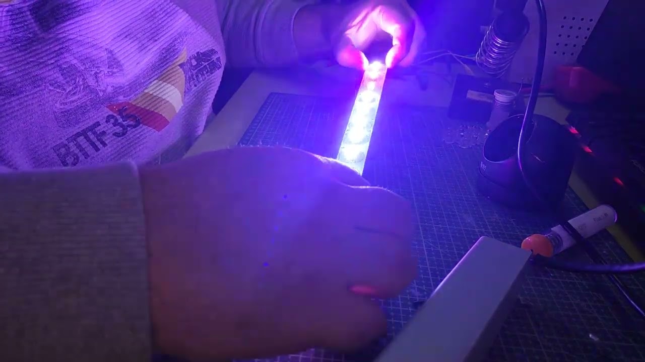 Bitkili akvaryum için power led armatür yapımı.