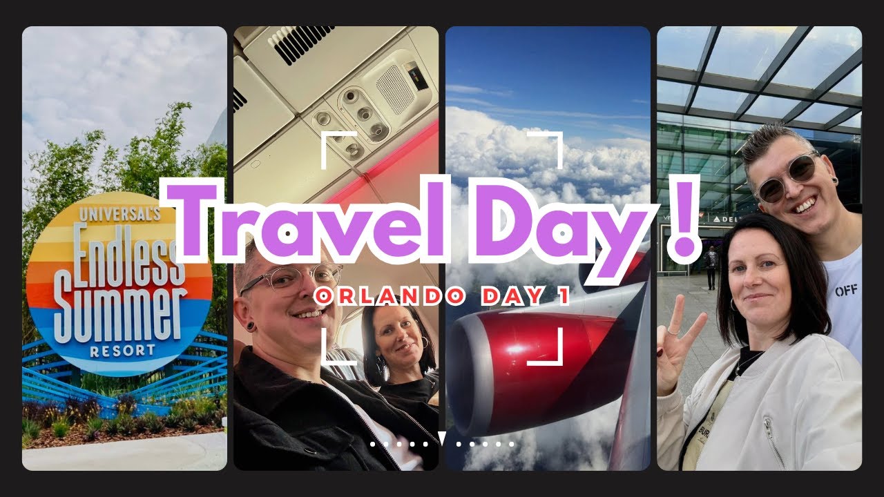 Lost Luggage!? | Orlando Travel Day Vlog! | Virgin Atlantic To MCO | Universal Endless Summer