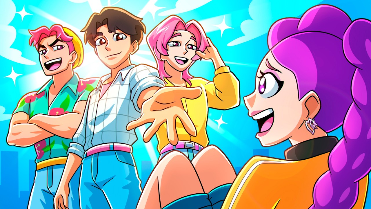 RUMI ADOPTED by SAJA BOYS! KPop Demon Hunters Animation