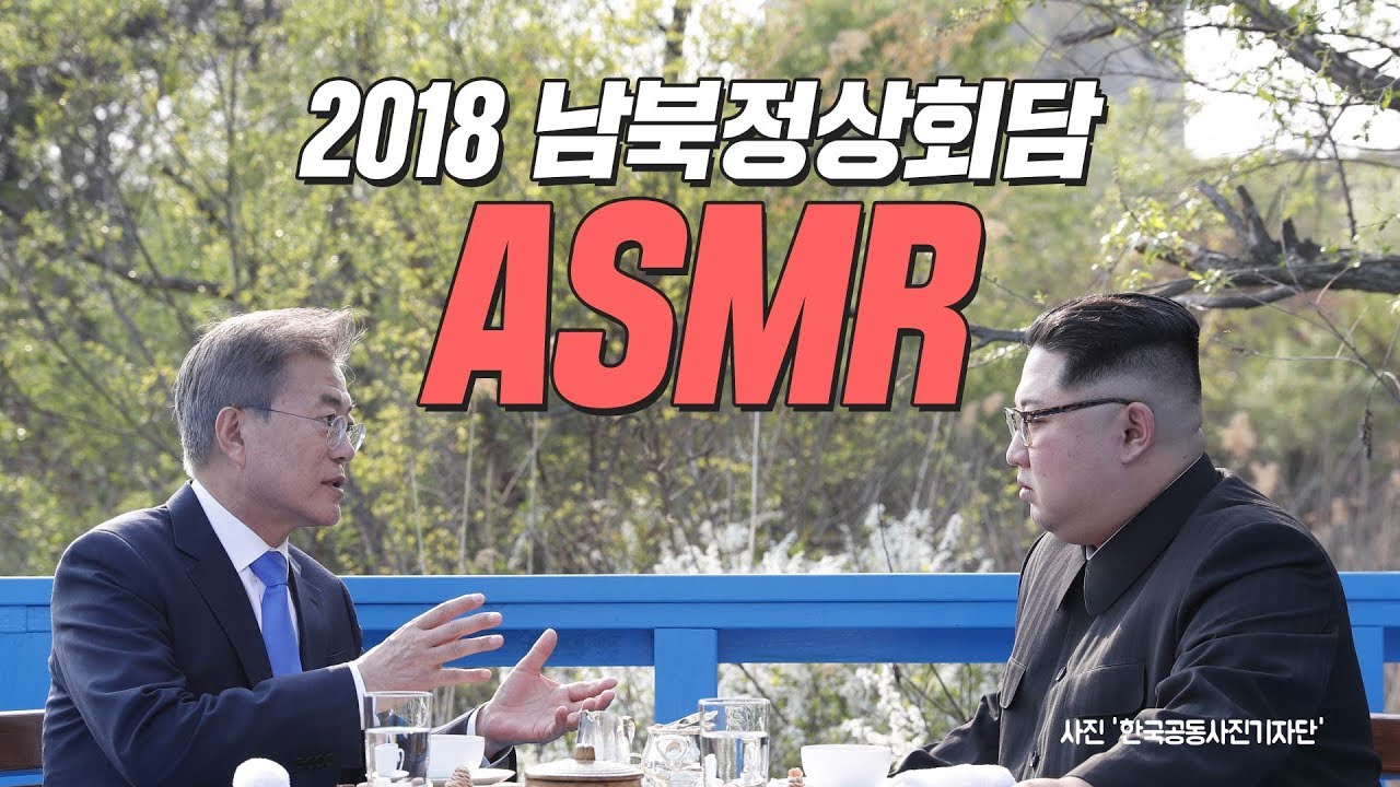 [남북정상회담 ASMR] 문재인 대통령과 김정은 위원장 '도보다리' 각종 상담