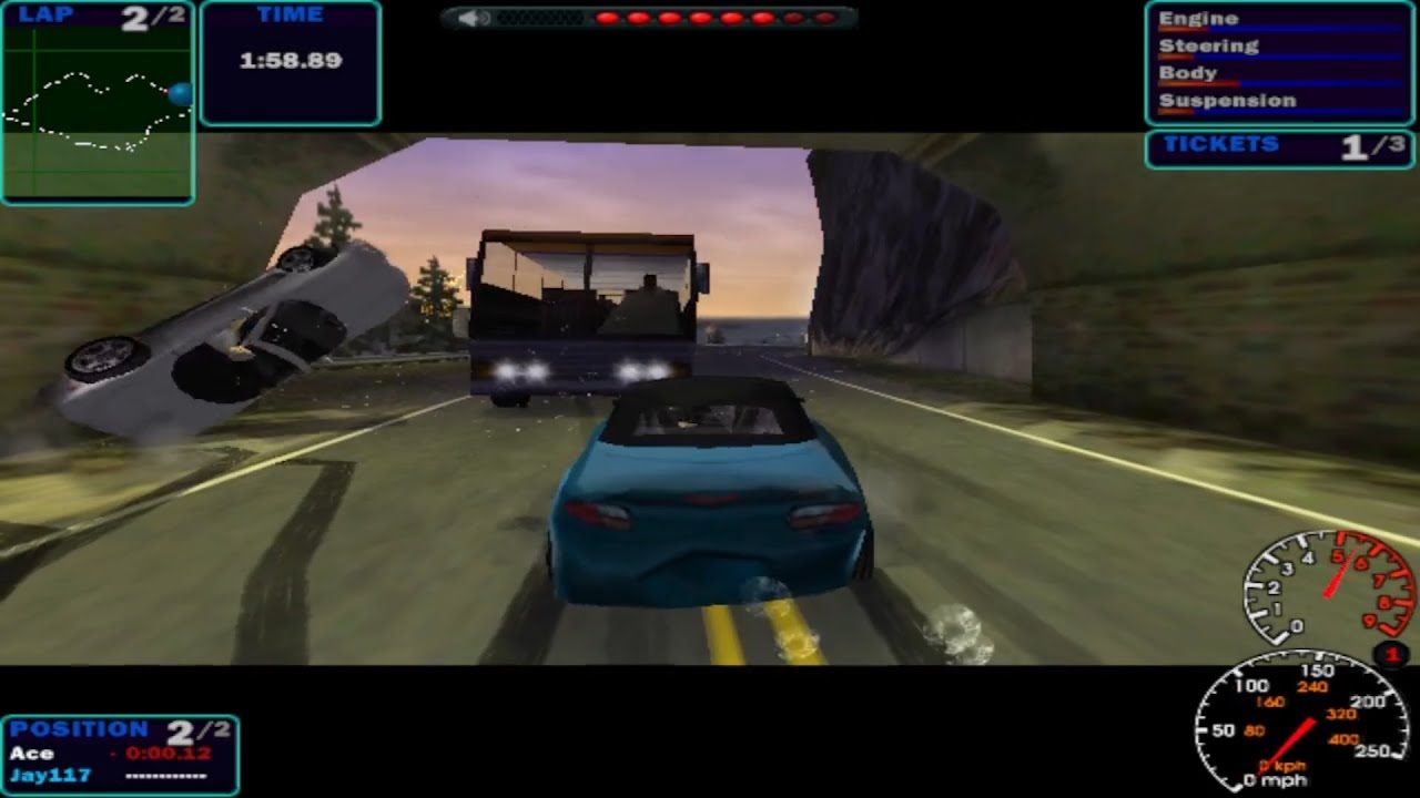 NFS: High Stakes [PC] | Hot Pursuit Events: All Starting Vehicles ||