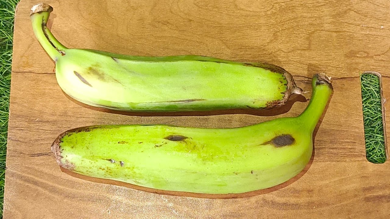 crispy and tasty kaccha kela recipe 😋👌